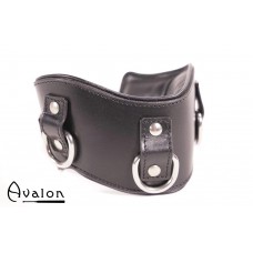 Avalon - CONQUER - Collar med god polstring, Svart