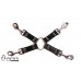 Avalon - RITUAL - Hog-tie-sett med 4 deler - Sort