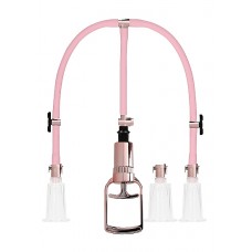 Pumped - Klitoris og Nipple Pump Sett - Rosegull