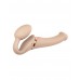Strap-on-Me - Stroppeløs Strap On med Vibrering - Medium - Lys Hudfarge