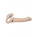 Strap-on-Me - Stroppeløs Strap On med Vibrering - Medium - Lys Hudfarge
