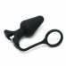Rimba - Vibrerende buttplug i silikon med penisring Rimba - Vibrerende buttplug i silikon med penisring