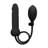 Ouch! - Oppblåsbar dildo Sort