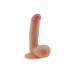 Lovetoys - 7,5" The ultra soft dude - Dildo med Pung og Sugekopp  Lovetoys - 7,5" The ultra soft dude - Dildo med Pung og Sugekopp