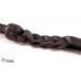 Avalon - HOUND - Svart flettet Pisk med Bøybar Tupp