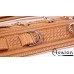 Avalon - LUST - Collar og Cuffs, 5 deler, Brunt og Hvitt