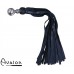 Avalon - KING - Stor Sort Flogger med Kulehåndtak i Metall Avalon - KING - Stor Sort Flogger med Kulehåndtak i Metall