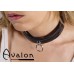 Avalon - SECRET - Collar med blank overflate og O-ring - Sort Avalon - SECRET - Collar med blank overflate og O-ring - Sort