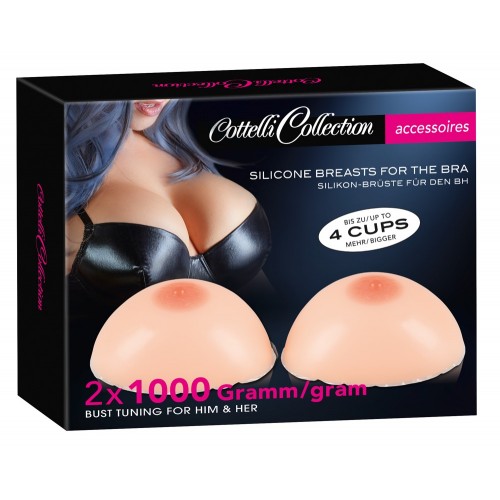 Silikon bryst 2 X 1000 gr Silikon bryst 2 X 1000 gr