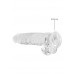 Realrock – Crystal Clear – Realistisk Dildo med Pung – Transparent - 23 cm Realrock – Crystal Clear – Realistisk Dildo med Pung – Transparent - 23 cm