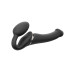 Strap-on-Me - Stroppeløs Strap On med Vibrering - Medium - Sort