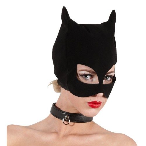 Bad Kitty - Cat Mask med åpne øyne - Sort Bad Kitty - Cat Mask med åpne øyne - Sort