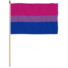 Pride flagg på pinne - Bifil