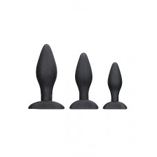 Ouch! Apex Buttplug Sett - 3 stk - Sort