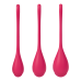 Satisfyer - Yoni Power 1 - Vaginakule Sett - Rød Satisfyer - Yoni Power 1 - Vaginakule Sett - Rød