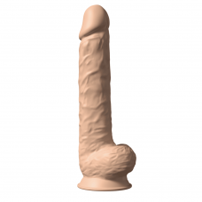 Silexd - Silikon Dildo - Model 1 - 38cm - Lys Hudfarge