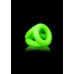 Ouch! Tri-Ring Penis og Pungring - Glow in the dark Ouch! Tri-Ring Penis og Pungring - Glow in the dark