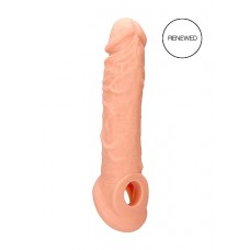RealRock - 8" / 20 cm - Myk Penisforlenger - Lys Hudfarge