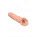 RealRock - 8" / 20 cm - Myk Penisforlenger - Lys Hudfarge