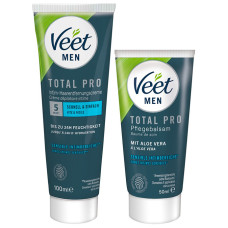 Veet Men - Total Pro - Hårfjerningskrem