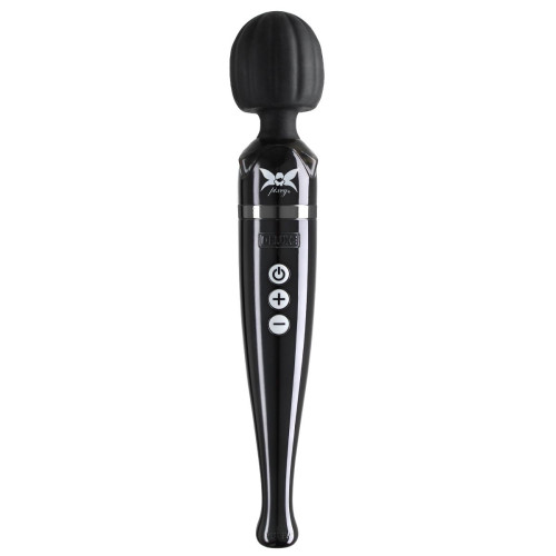 Pixey Deluxe - Oppladbar Massasjestav - Black Chrome Pixey Deluxe - Oppladbar Massasjestav - Black Chrome