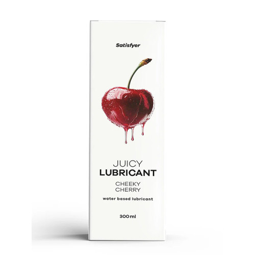 Satisfyer - Cheeky Cherry - vannbasert glidemiddel - 300 ml Satisfyer - Cheeky Cherry - vannbasert glidemiddel - 300 ml