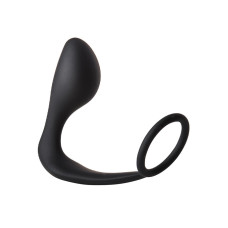 FantASStic - Buttplugg med Penisring - Sort