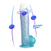 Silexd Fantasy - Angel Dildo - Liquid Silicone - Perleblå Silexd Fantasy - Angel Dildo - Liquid Silicone - Perleblå