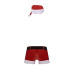 Male Power - St. Dick - Julekostyme - Rød/Hvit Male Power - St. Dick - Julekostyme - Rød/Hvit