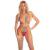 Pink Lipstick - Rainbow Stockings - One Size Pink Lipstick - Rainbow Stockings - One Size