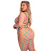 Pink Lipstick - Rainbow Stockings - Queen Size Pink Lipstick - Rainbow Stockings - Queen Size