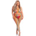 Pink Lipstick - Rainbow Stockings - Queen Size Pink Lipstick - Rainbow Stockings - Queen Size