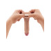 SHAFT - Vibrerende Penissleeve - 16,5 cm - Lys hudfarge