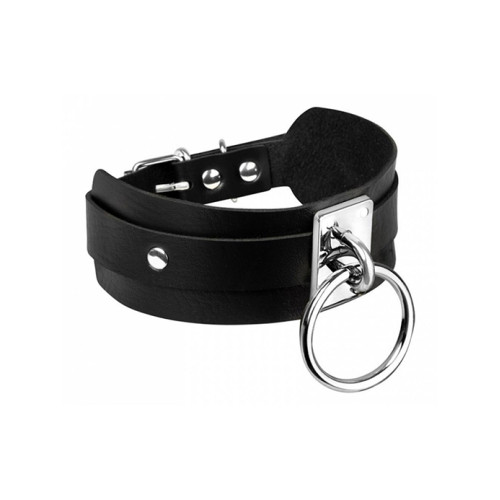 Kinky Diva - Collar med O-ring - Sort Kinky Diva - Collar med O-ring - Sort