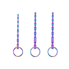 BQS - Penispluggsett 3 pk - Regnbue