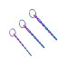 BQS - Penispluggsett 3 pk - Regnbue