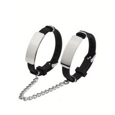 BQS - Trollbundet - Armbånd cuffs - Sort og sølv