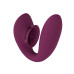Twitch 3 - Sugevibrator med G-punkt vibrator - Burgunder