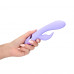 Loveline - Smooth Silicone Rabbit Vibrator - Lavendel Loveline - Smooth Silicone Rabbit Vibrator - Lavendel