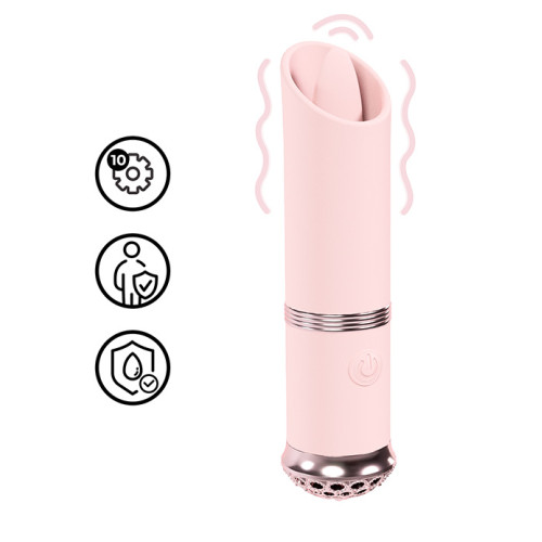 Loveline - Paris - Luxe - Mini Lipstick Vibrator - Rosa Loveline - Paris - Luxe - Mini Lipstick Vibrator - Rosa