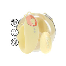 Loveline - Daydream - Parvibrator med ladeetui - Pastell gul