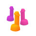 Kheper Games - Neon Penis Shotglass - Tilfeldig farge - 1stk