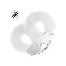 Ouch! Heavy-duty - Fluffy håndjern - Hvit