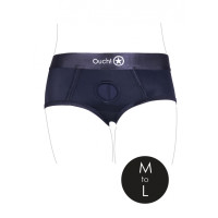 Ouch! Vibrating Strap-on Brief - M/L