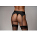 Ouch! Vibrating Strap-on Thong med Strømpebånd - M/L Ouch! Vibrating Strap-on Thong med Strømpebånd - M/L