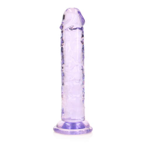 Realrock – Crystal Clear – Enkel Realistisk Dildo – Lilla - 14.5 cm Realrock – Crystal Clear – Enkel Realistisk Dildo – Lilla - 14.5 cm