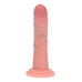 Realrock - Dual Density Vibrator Dildo med Sugekopp - 6"/15,5cm - Beige