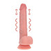 Realrock - Dual Density Vibrator Dildo med thrusting - 7"/17,8cm - Beige Realrock - Dual Density Vibrator Dildo med thrusting - 7"/17,8cm - Beige