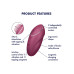 Satisfyer - Tap & Climax - Tappende Klitorisvibrator - Rød Satisfyer - Tap & Climax - Tappende Klitorisvibrator - Rød