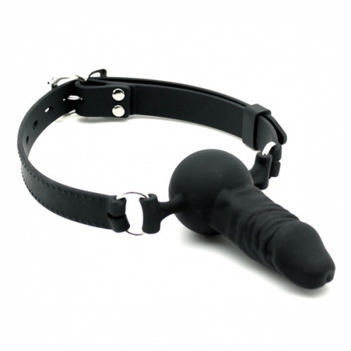 Rimba - Munngag med dildo i silikon Rimba - Munngag med dildo i silikon
